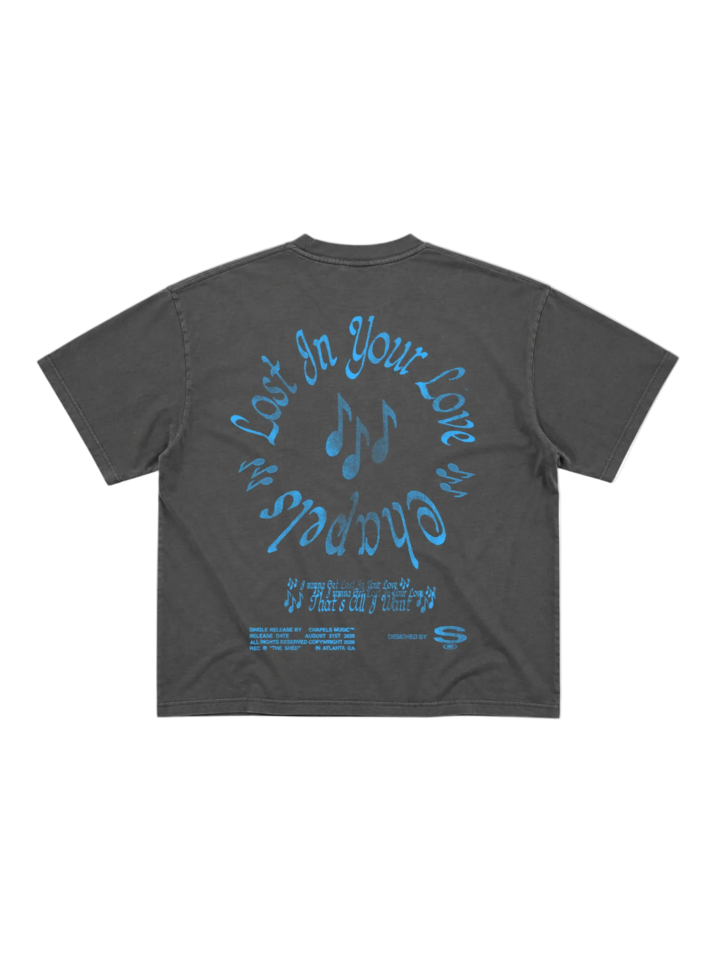 Lost In Your Love "Choir Tee" (Washed Gray)