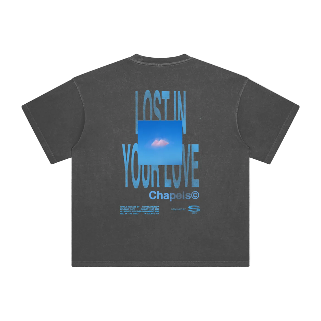 Lost In Your Love "Sky Tee" (Washed Gray)